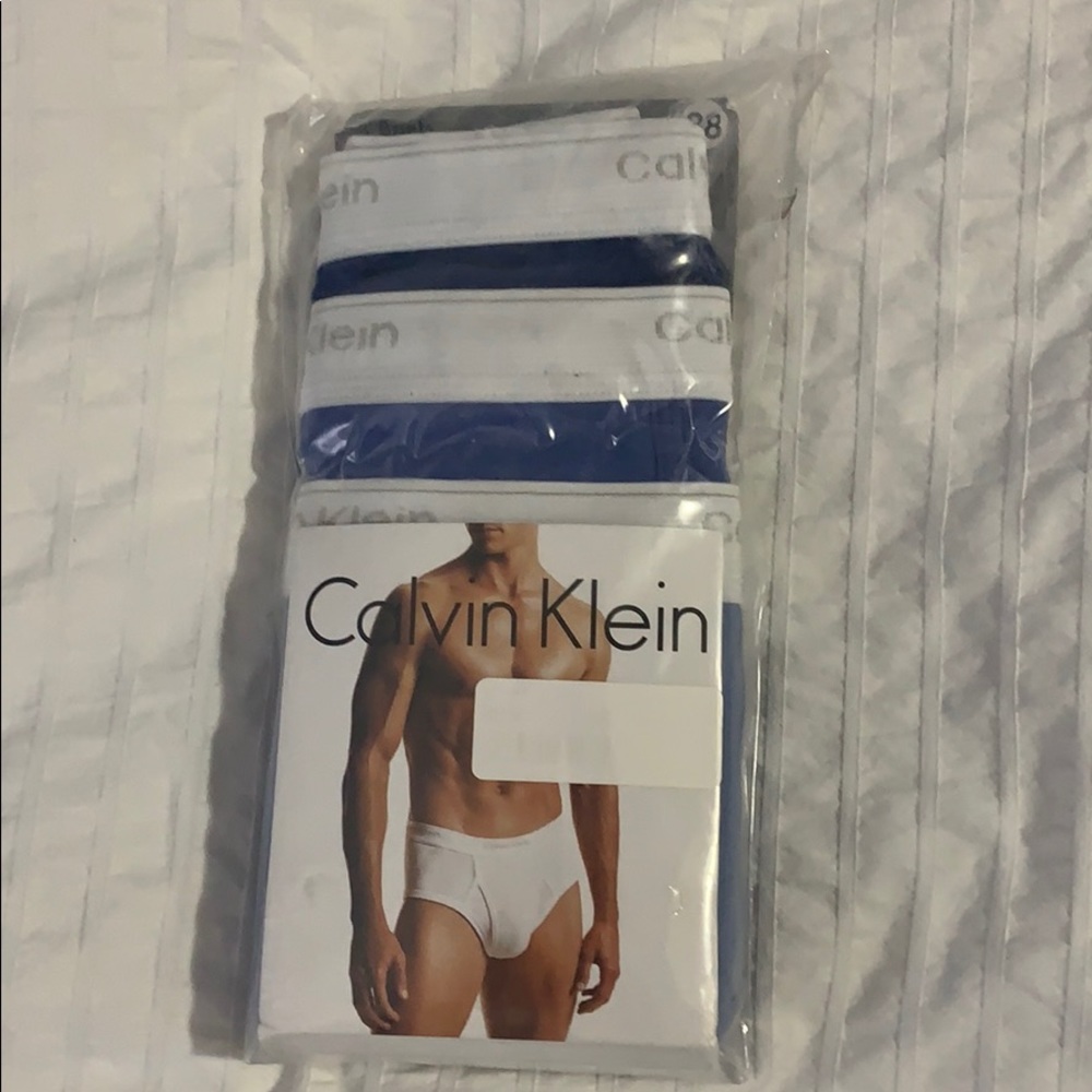 Calvin Klein 3 pack brief in package.